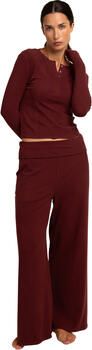Admas Pyjama's nachthemden Pyjama met broek en top lange mouwen Yoga Girl