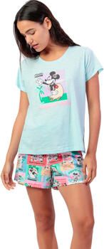 Admas Pyjama's nachthemden Pyjamashort t-shirt Holiday Vibes Disney