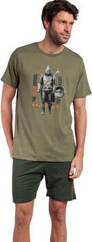 Admas Pyjama's nachthemden Pyjamashort t-shirt The Kid Star Wars