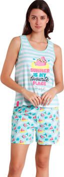 Admas Pyjama's nachthemden Pyjamashort tanktop Sandia Mr Wonderful