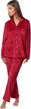 Admas Setjes Fluwelen pyjama broek shirt Velvet Luxe