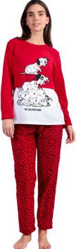 Admas Setjes Microfleece pyjama broek top Dalmatians Varsity Disney
