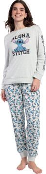 Admas Setjes Pyjama broek top lange mouwen Aloha Stitch Disney