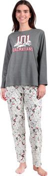 Admas Setjes Pyjama broek top lange mouwen Dalmatians Varsity Disney