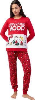 Admas Setjes Pyjama broek top lange mouwen Hoho Mood Peanuts