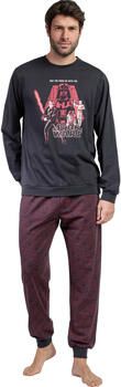 Admas Setjes Pyjama broek top lange mouwen May The Force Star Wars