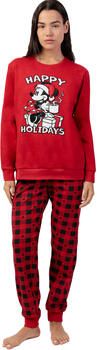 Admas Setjes Pyjama broek top lange mouwen Mouse Vakantie Disney