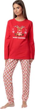 Admas Setjes Pyjama broek top lange mouwen Reindeer