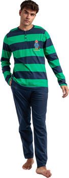 Admas Setjes Pyjama broek top lange mouwen Rugby Paws Paddington