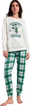 Admas Setjes Pyjama broek top lange mouwen Ski Mouse Disney
