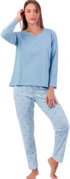Admas Setjes Pyjama broek top lange mouwen Stripes And Stars
