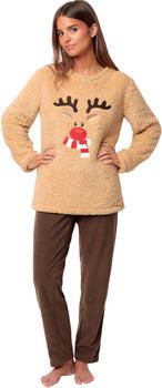 Admas Setjes Pyjama broek trui Reindeer