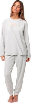 Admas Setjes Pyjama fluwelen broek top lange mouwen Enjoy Every Moment