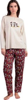 Admas Setjes Pyjamabroek polo lange mouwen Minnie Mouse Disney