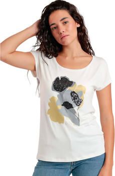 Admas T-shirt Korte Mouw T-shirt met slipe mouwen Best Wishes