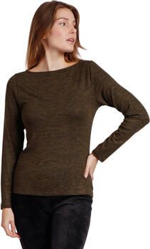 Admas T-Shirt Lange Mouw Barca Top met lange mouwen en boothals