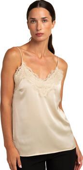 Admas Top Outwear -tanktop van kant en satijn