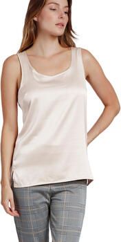 Admas Top Satin Lace Effen tanktop