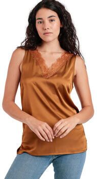 Admas Top Satin Lace Kanten tanktop