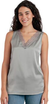 Admas Top Satin Lace Kanten tanktop