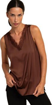 Admas Top Satin Lace Kanten tanktop
