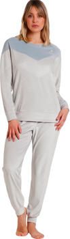 Admas Trainingspak Fluwelen pyjama broek top lange mouwen Soft Home