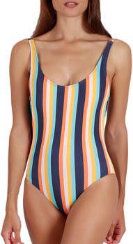 Admas Badpak 1-delig zwempak Stripes Color