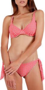 Admas Bikini 2-delig beugelbikini set Sweet Vichy rood