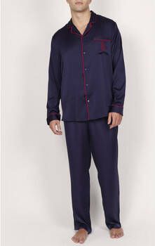 Admas Pyjama's nachthemden Pyjama satijnen broek shirt Classic