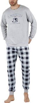 Admas Pyjama's nachthemden Laten we broek en top pyjama Stay