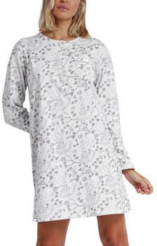 Admas Pyjama's nachthemden Nachthemd met lange mouwen Romantic Peacock