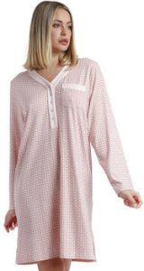 Admas Pyjama's nachthemden Nachthemd met lange mouwen Rose Chains