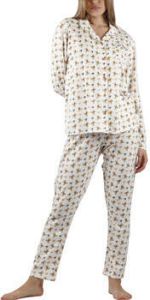 Admas Pyjama's nachthemden Pyjama broek en shirt Teddy
