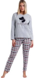 Admas Pyjama's nachthemden Pyjama broek en top Loulou GoodNight