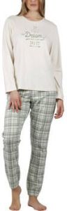 Admas Pyjama's nachthemden Pyjama broek top lange mouwen Als You Dream