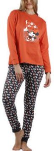 Admas Pyjama's nachthemden Pyjama outfit broek top lange mouwen Minnie Legend Disney