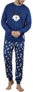 Admas Pyjama's nachthemden Pyjama outfit strakke broek en top Mickey Sport Disney