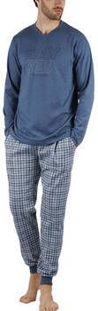 Admas Pyjama's nachthemden Pyjamabroek en top met lange mouwen Say Yes