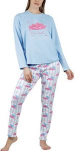 Admas Pyjama's nachthemden Pyjamabroek en top Sweat Dreams