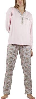 Admas Pyjama's nachthemden Pyjamabroek lange mouwen top Made With Love