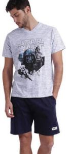 Admas Pyjama's nachthemden Pyjamashort t-shirt Imperio Star Wars