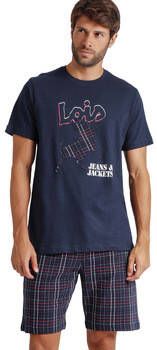 Admas Pyjama's nachthemden Pyjamashort t-shirt JAndJ Lois