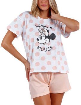 Admas Pyjama's nachthemden Pyjamashort t-shirt Minnie Dots Disney