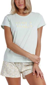 Admas Pyjama's nachthemden Pyjamashort t-shirt Voila