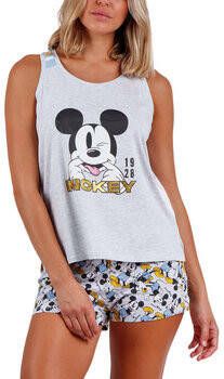 Admas Pyjama's nachthemden Pyjamashort tanktop Mickey Summer Disney
