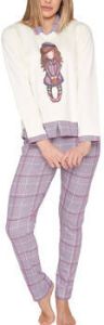 Admas Pyjama's nachthemden Homewear pyjama broek en top Le Beret Santoro