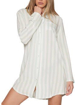 Admas Pyjama's nachthemden Nachthemd met lange mouwen Klassiek Stripes
