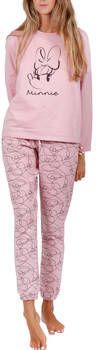 Admas Pyjama's nachthemden Pyjama lange broek top Minnie Soft Disney