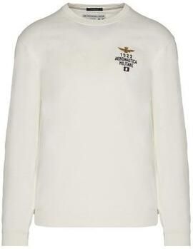 Aeronautica militare Hoodloze Sweatshirt White Heren