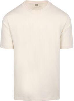 Alan Red T-shirt Korte Mouw Venice T-Shirt Heavy Jersey Ecru